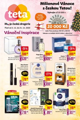 akční leták Teta drogerie 3.12.2020-24.12.2020