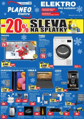 akční leták Planeo Elektro 9.12.2020-15.12.2020