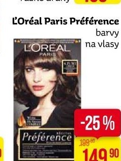 Barva na vlasy Préférence L'