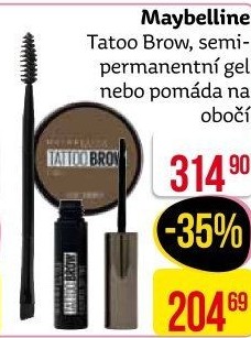 Gel na obočí Tattoo Brow Maybelline