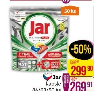 Kapsle do myčky Jar