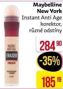 Korektor na kruhy pod očima Instant Anti-Age Eraser Eye Maybelline