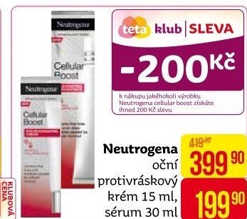 Oční krém Cellular Boost Neutrogena