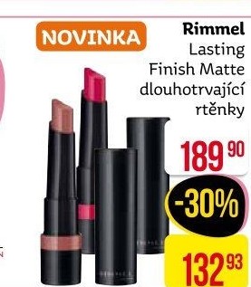 Rtěnka Matte Lasting Finish Rimmel