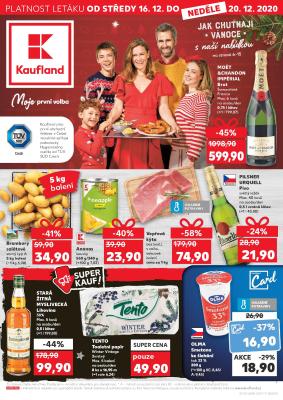 akční leták Kaufland 16.12.2020-20.12.2020
