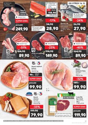 akční leták Kaufland 16.12.2020-20.12.2020