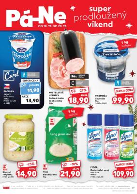 akční leták Kaufland 16.12.2020-20.12.2020