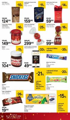 akční leták Tesco 16.12.2020-24.12.2020