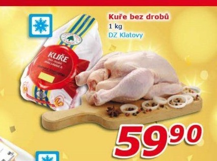 Kuře mražené DZ Klatovy