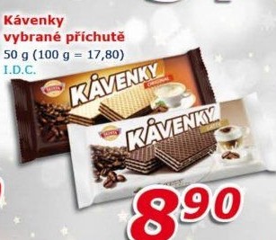 Oplatky Kávenky Sedita