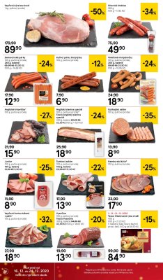 akční leták Tesco 16.12.2020-24.12.2020