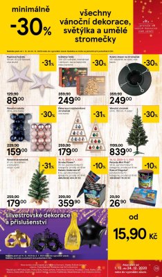 akční leták Tesco 16.12.2020-24.12.2020
