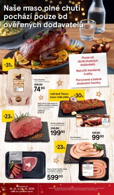 akční leták Tesco 16.12.2020-24.12.2020