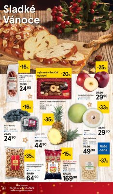akční leták Tesco 16.12.2020-24.12.2020