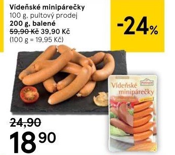 Minipárečky vídeňské