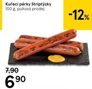Párky kuřecí striptýzky