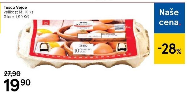 Vejce M Tesco