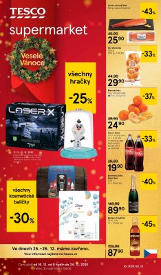 akční leták Tesco 16.12.2020-24.12.2020