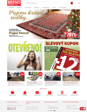 akční leták Breno koberce 16.12.2020-22.12.2020
