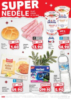 akční leták Kaufland 21.12.2020-27.12.2020