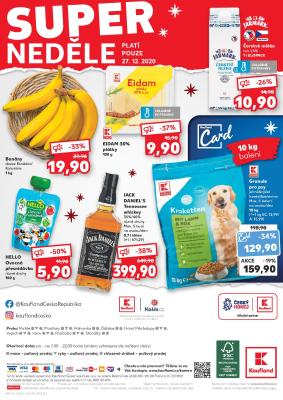 akční leták Kaufland 21.12.2020-27.12.2020