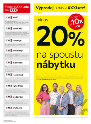 akční leták XXXLutz 21.12.2020-3.1.2021