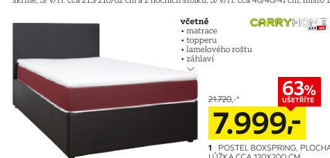 Postel Boxspring Carry Home