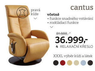 Relaxační křeslo Cantus