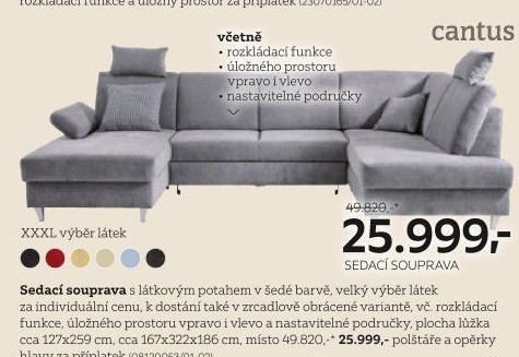 Sedací souprava Cantus
