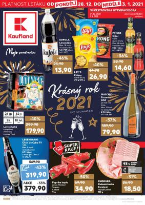 akční leták Kaufland 28.12.2020-3.1.2021