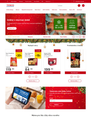 akční leták Tesco 26.12.2020-1.1.2021