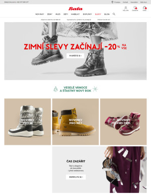 akční leták Baťa 26.12.2020-1.1.2021