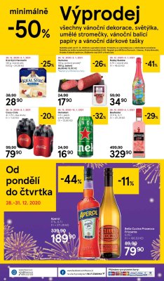 akční leták Tesco 28.12.2020-3.1.2021