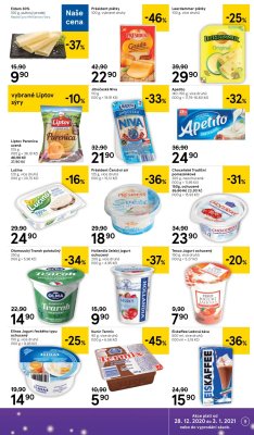 akční leták Tesco 28.12.2020-3.1.2021