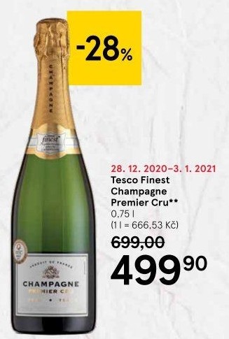 Champagne Premier Cru Tesco Finest