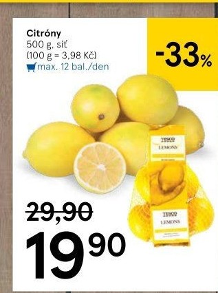 Citrony Tesco
