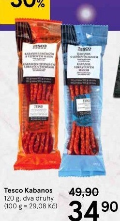 Kabanos Tesco