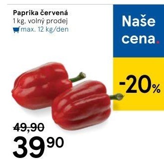 Paprika červená