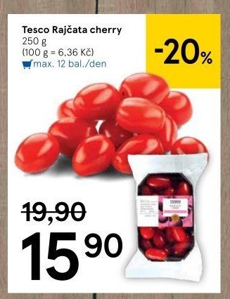Rajčata cherry Tesco