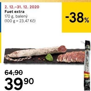 Salám Fuet extra
