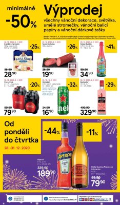 akční leták Tesco 28.12.2020-3.1.2021