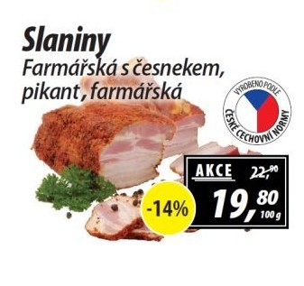 Farmářská slanina s česnekem