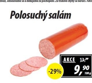 Polosuchý salám