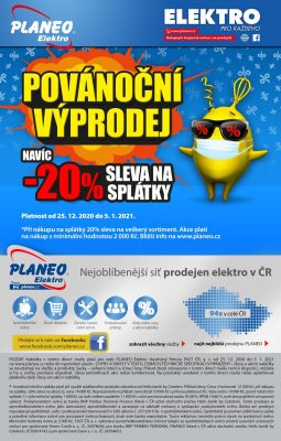 akční leták Planeo Elektro 25.12.2020-5.1.2021