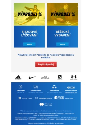 akční leták Sportisimo 25.12.2020-30.12.2020