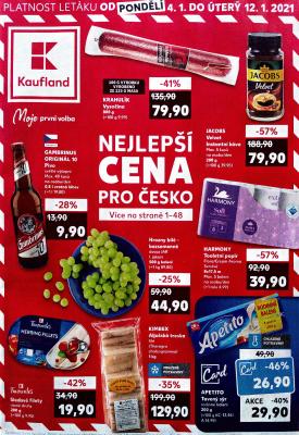 akční leták Kaufland 4.1.2021-12.1.2021