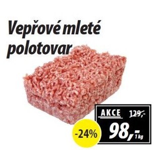 Maso mleté vepřové