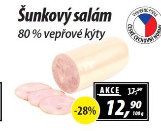 Šunkový salám vepřový