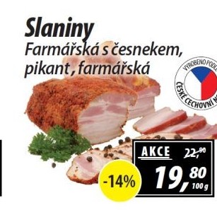 Farmářská slanina s česnekem