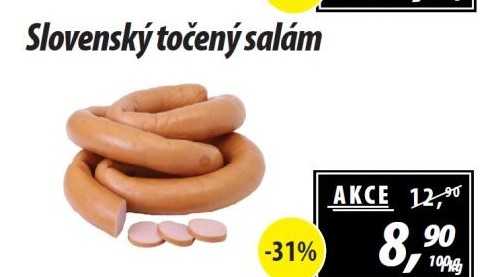 Salám slovenský točený